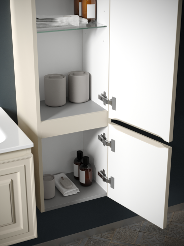 Шкаф-пенал Sancos Very PVR35RCE 35х30х160 подвесной цвет бежевый - фото 4